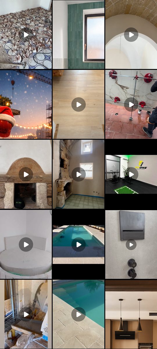 Il feed Instagram di @bio_tech_costruzioni prima di Teamoon