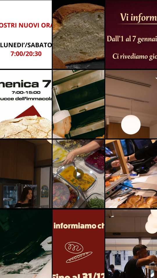 Il feed Instagram di @forno_schipa_lecce prima di Teamoon